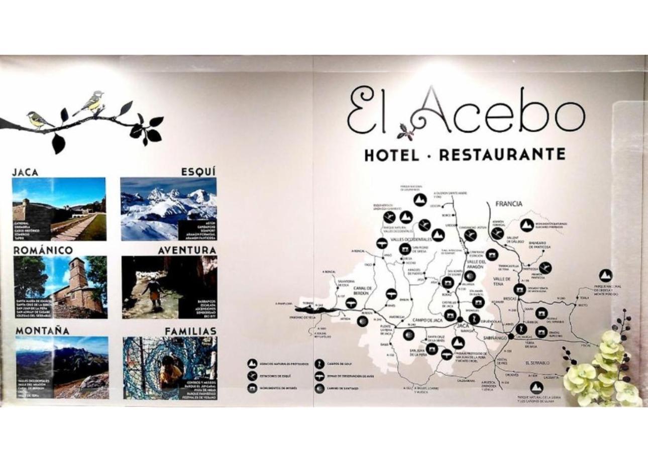 Hotel El Acebo Jaca Esterno foto